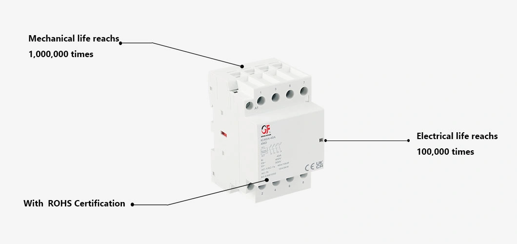 Hot Sale Household AC Contactor and Modular AC 40A 4no Installation Contactor