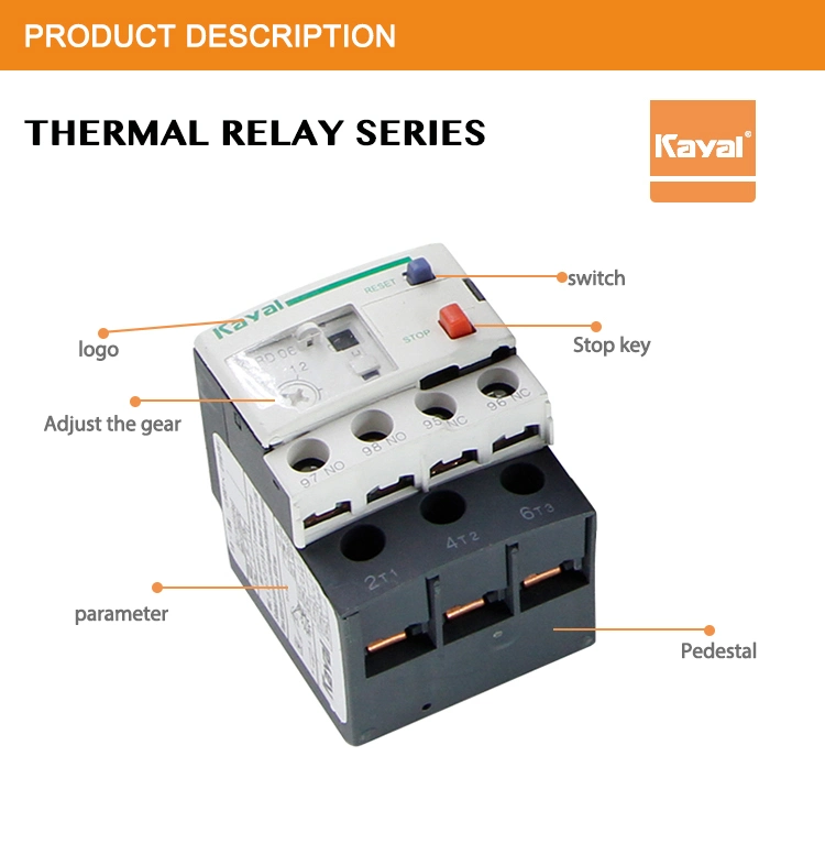 Thermal Overload Electric Relay Max 630A 220V AC Relay