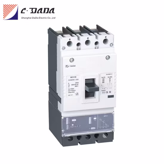 MCCB Dam1-125 3p 12.5~125A Moulded Case Circuit Breaker with Kema Asta Certification
